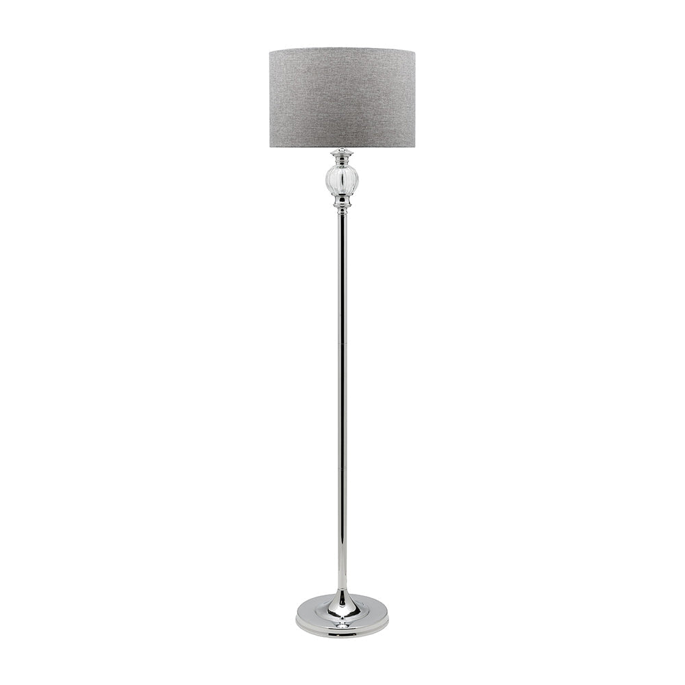 Beverly 1 Light Floor Lamp Chrome